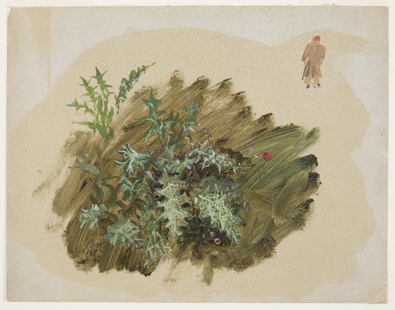 Tekening, Plantenstudies, 1865 door Frederic Edwin Church