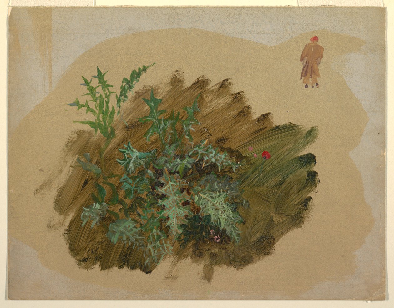 Tekening, Plantenstudies, 1865 door Frederic Edwin Church