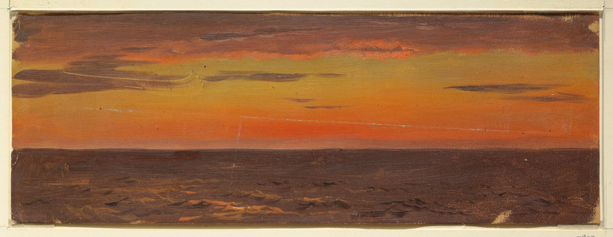 Tekening, Zeegezicht, juni 1859 door Frederic Edwin Church