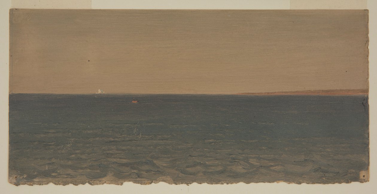 Tekening, Zeegezicht met ijsberg, 1859 door Frederic Edwin Church