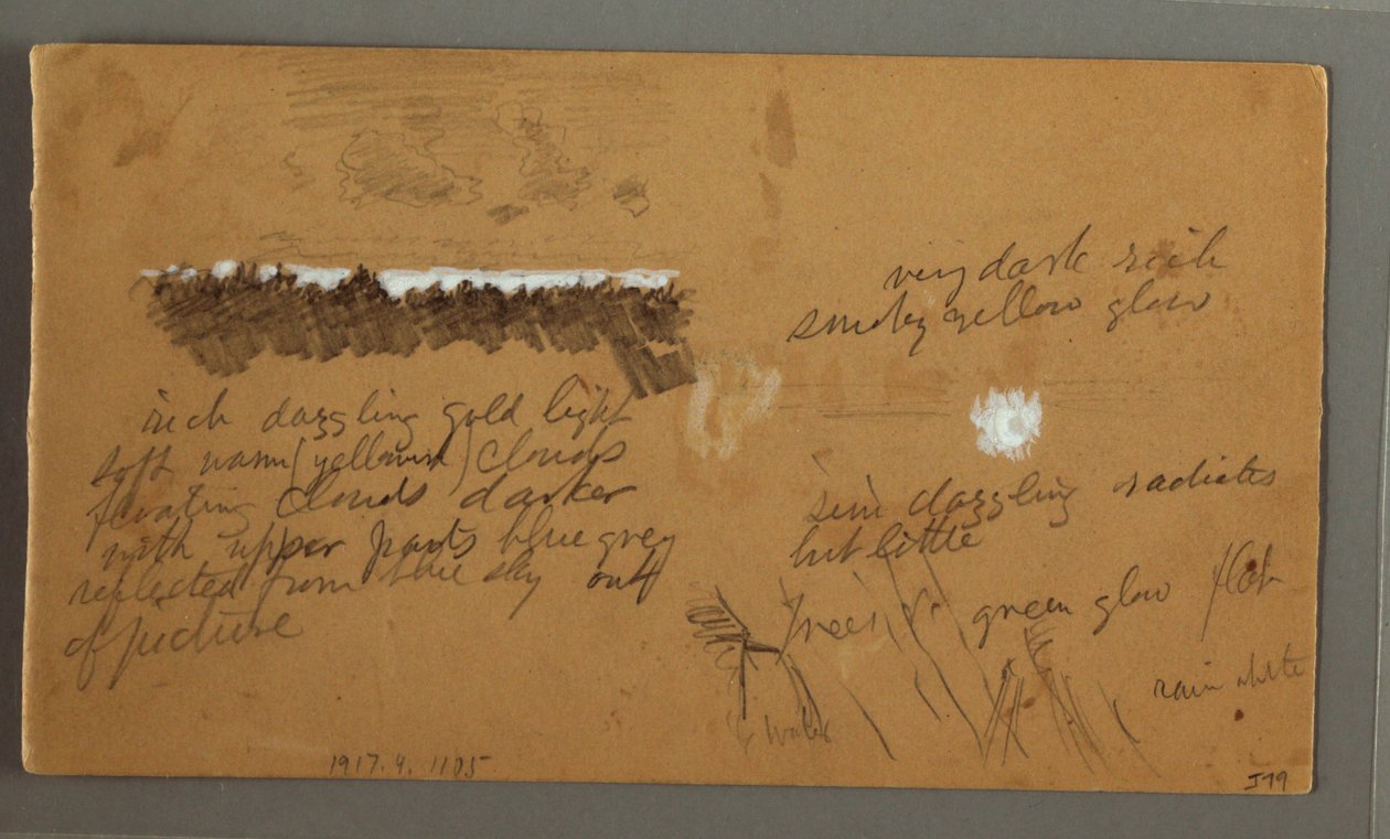 Tekening, onweer, bergen, devotiebeeldhouwwerk, Oostenrijk of Beieren, 1868 door Frederic Edwin Church