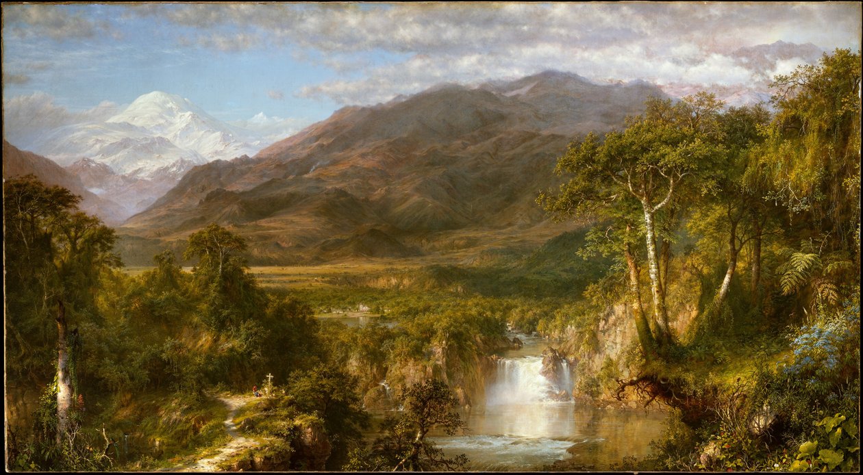 Het hart van de Andes door Frederic Edwin Church