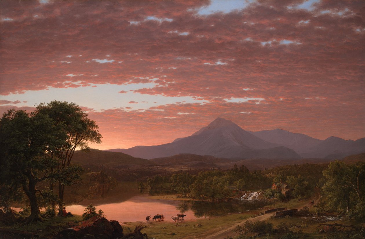 De berg Ktaadn door Frederic Edwin Church