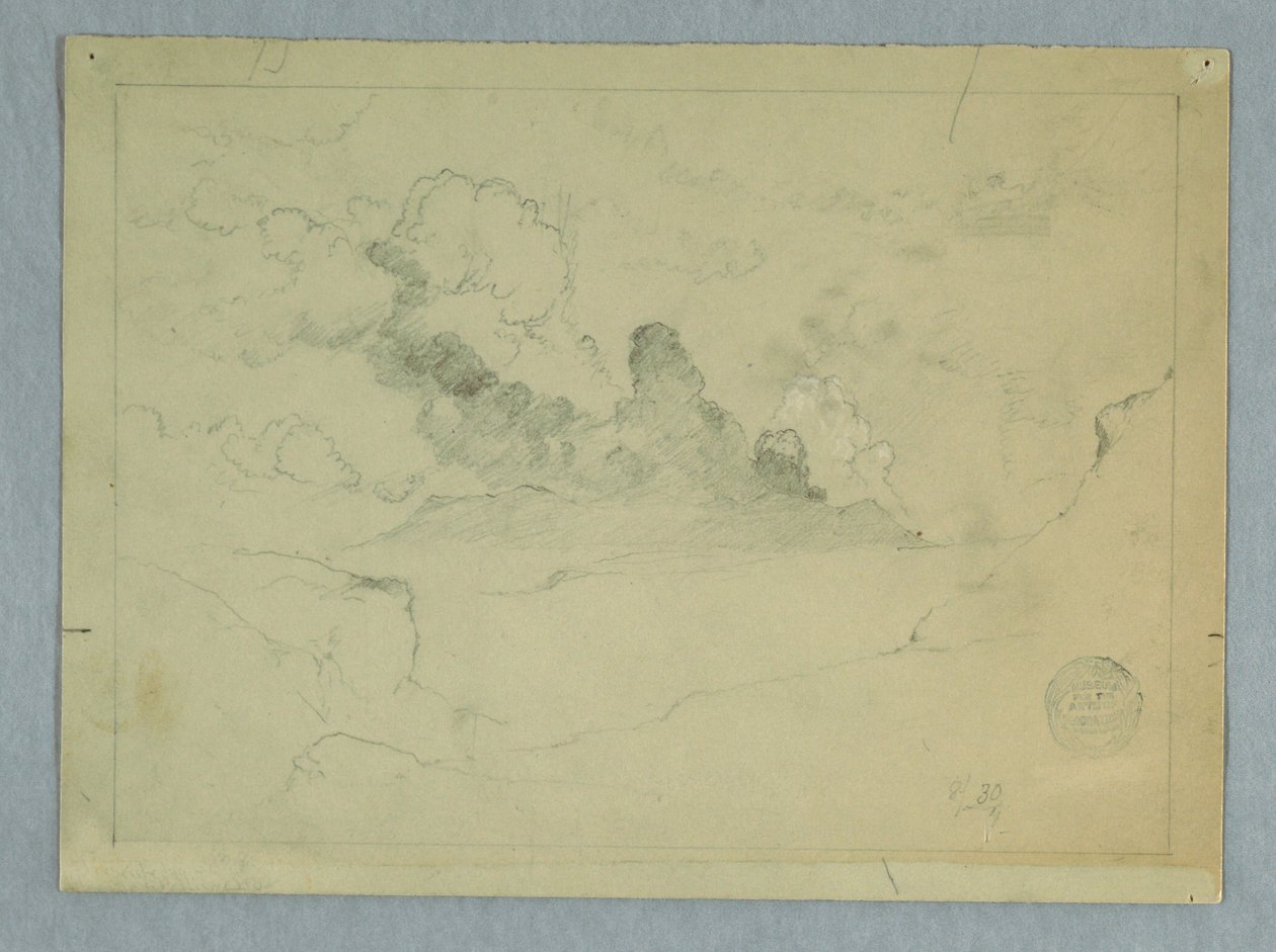 Uitbarsting van de Sangay-vulkaan, Ecuador door Frederic Edwin Church