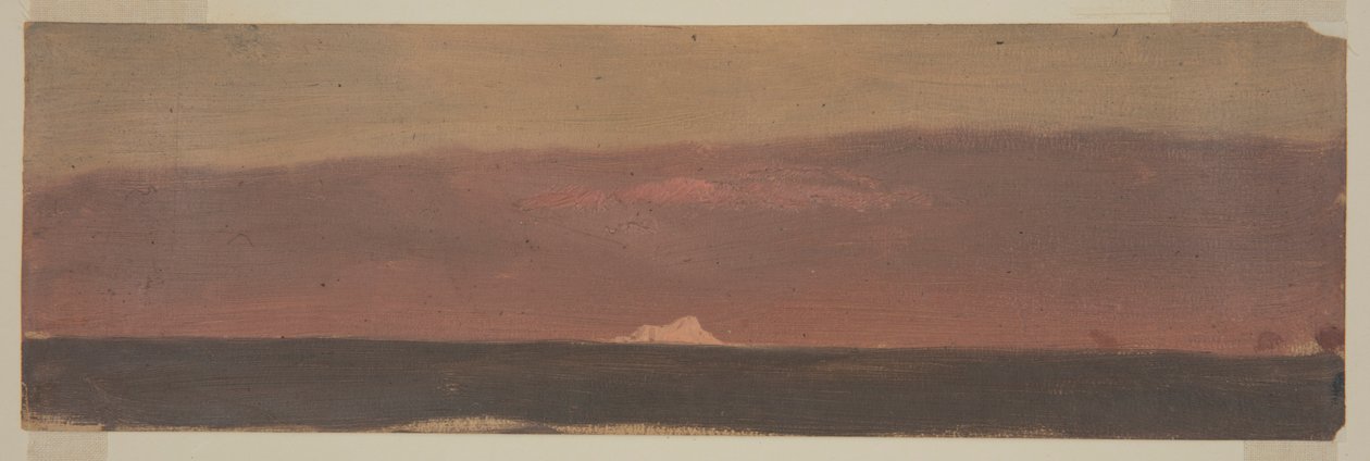 Zeegezicht met IJsberg door Frederic Edwin Church