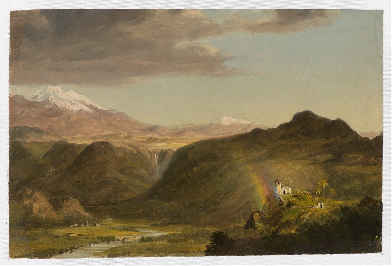 Zuid-Amerikaans landschap door Frederic Edwin Church