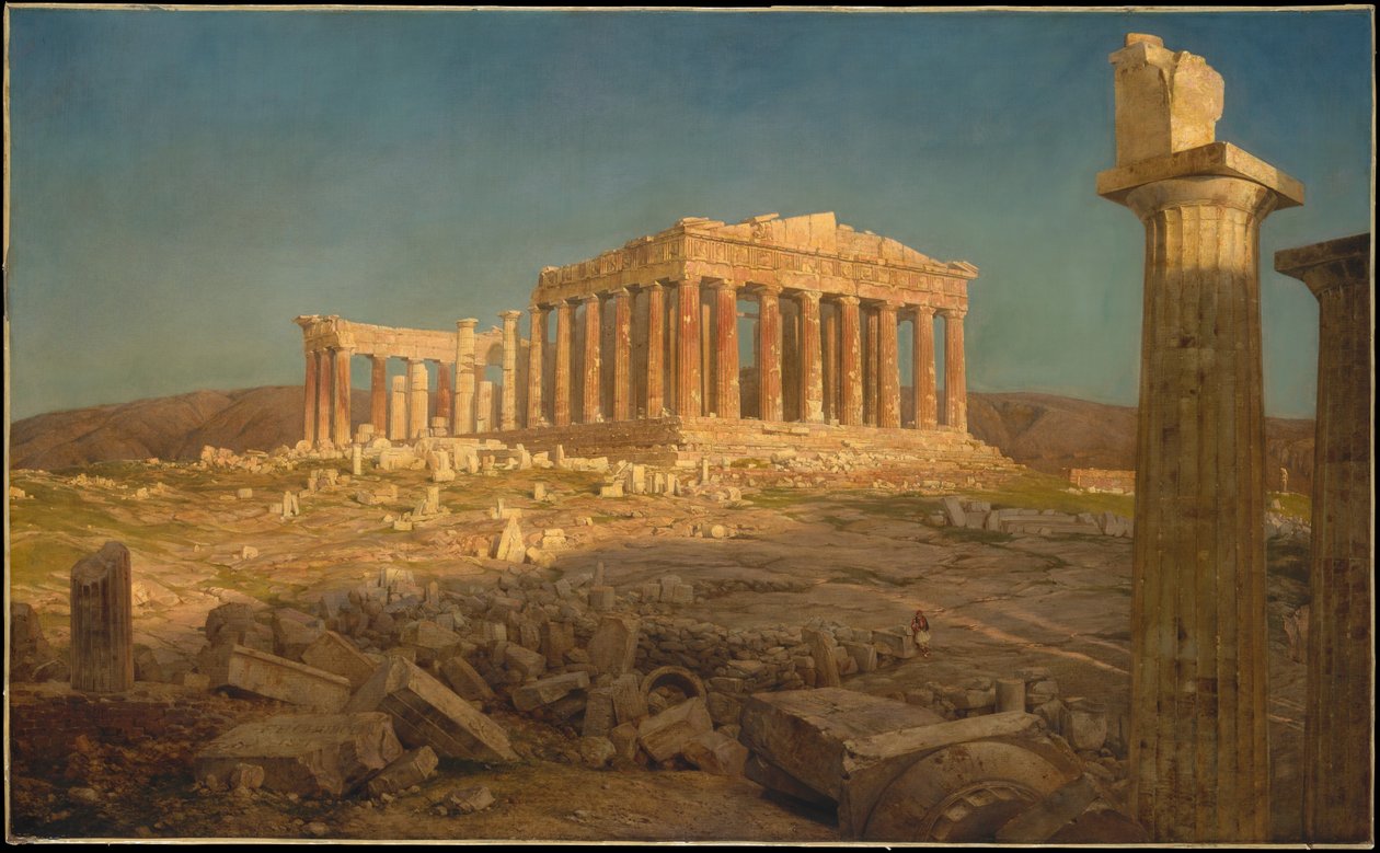 Het Parthenon door Frederic Edwin Church