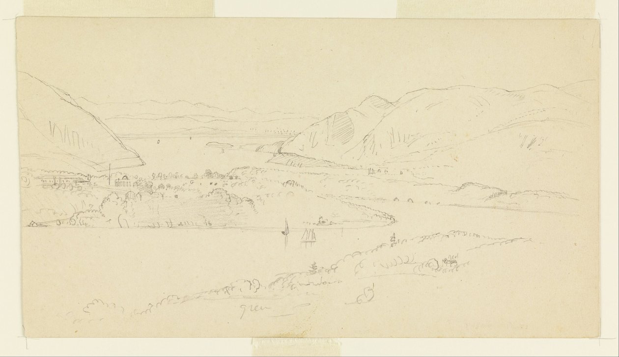 Uitzicht op West Point vanaf Castle Rock door Frederic Edwin Church