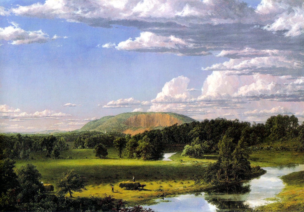 West Rock, New Haven door Frederic Edwin Church