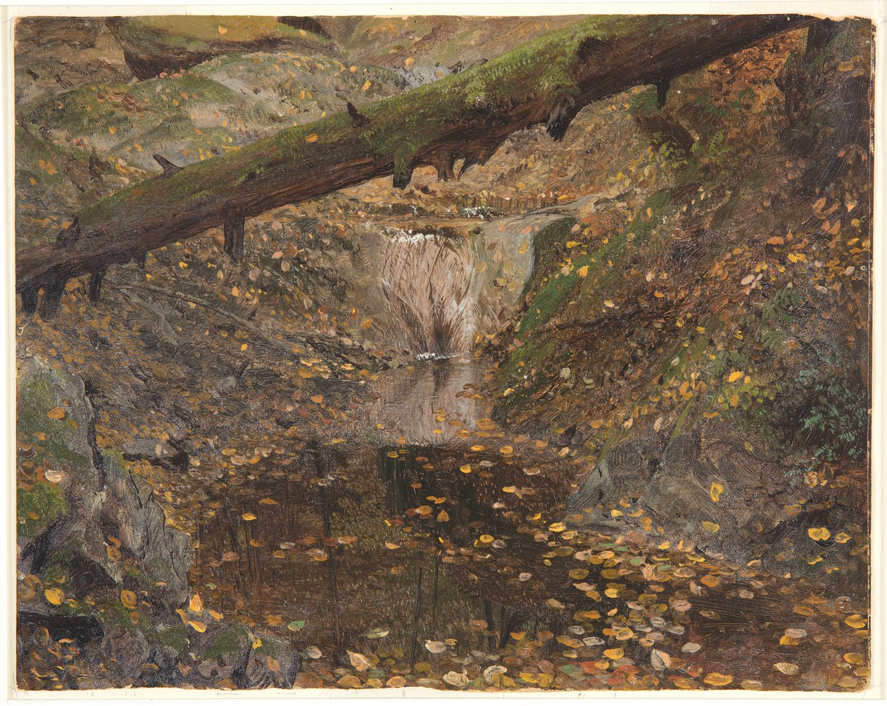 Bosbeek, mogelijk Mt. Desert, Maine door Frederic Edwin Church