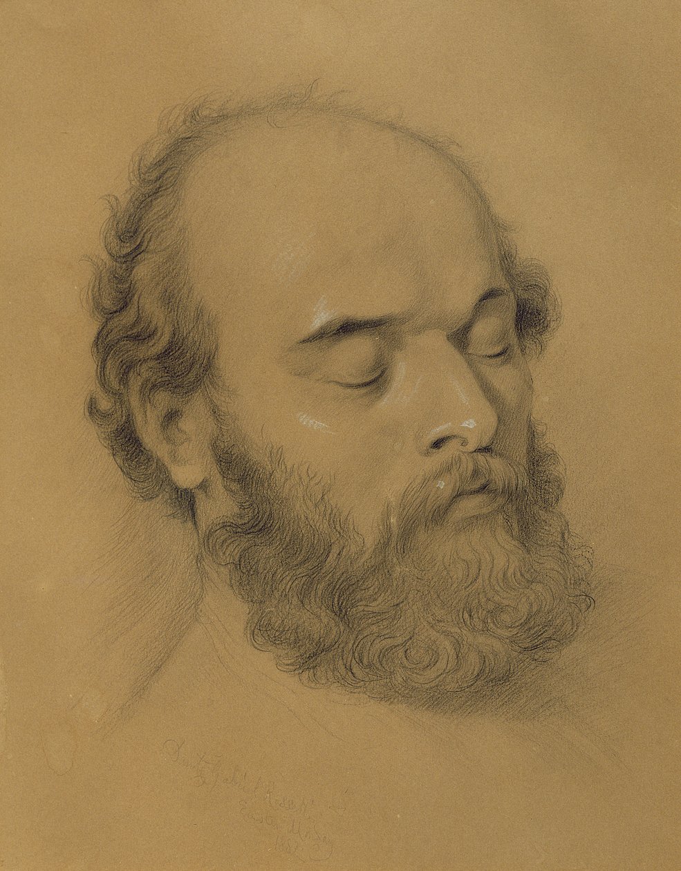 De Dode Rossetti door Frederic James Shields