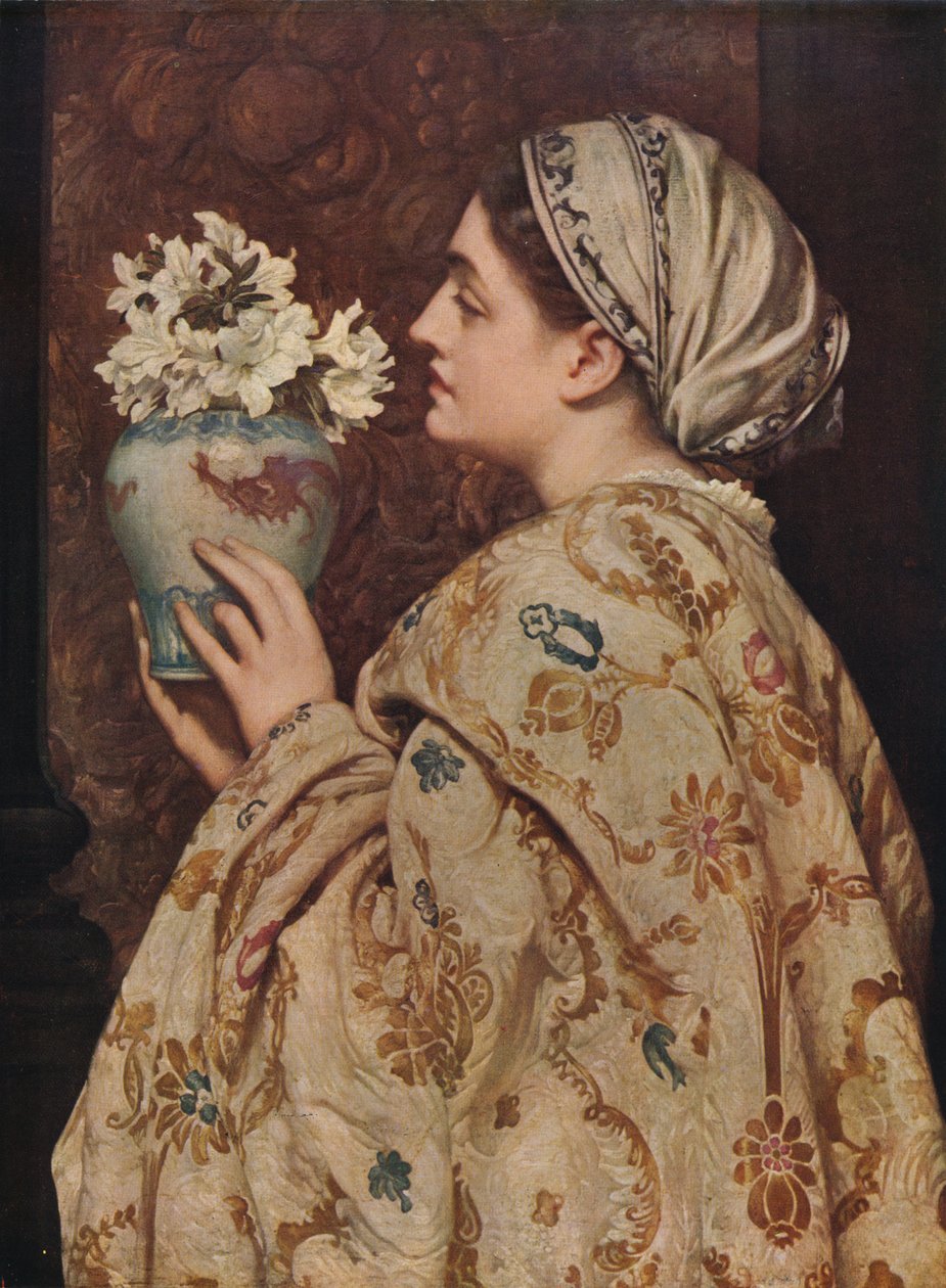 Een edele dame van Venetië, 1866 door Frederic Leighton