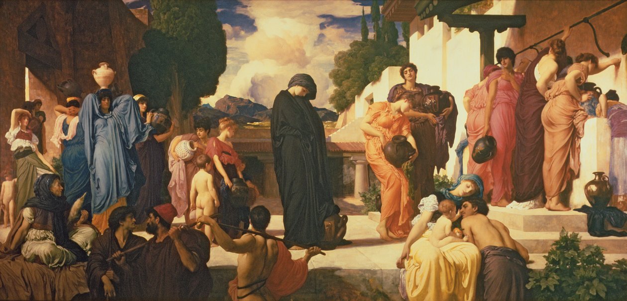 Gevangen Andromache, c.1888 door Frederic Leighton