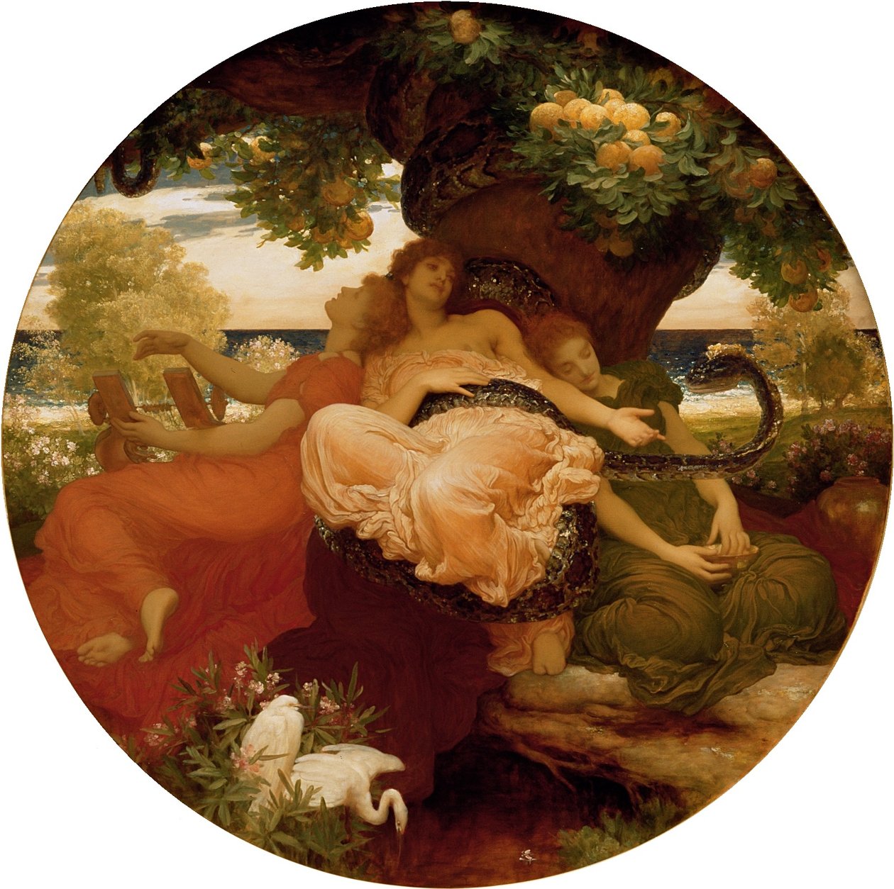 De tuin van de Hesperiden door Frederic Leighton