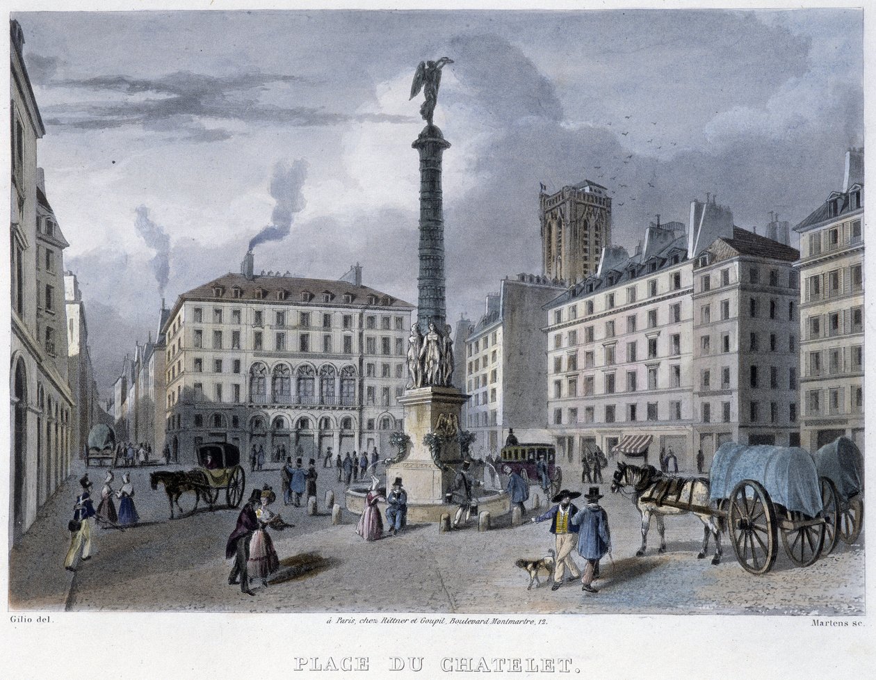 Place du Chatelet - in 