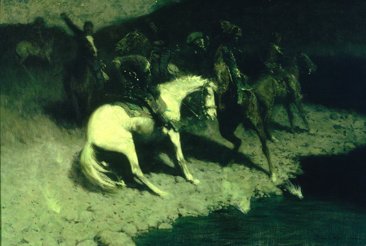 Beschoten, 1907 door Frederic Remington