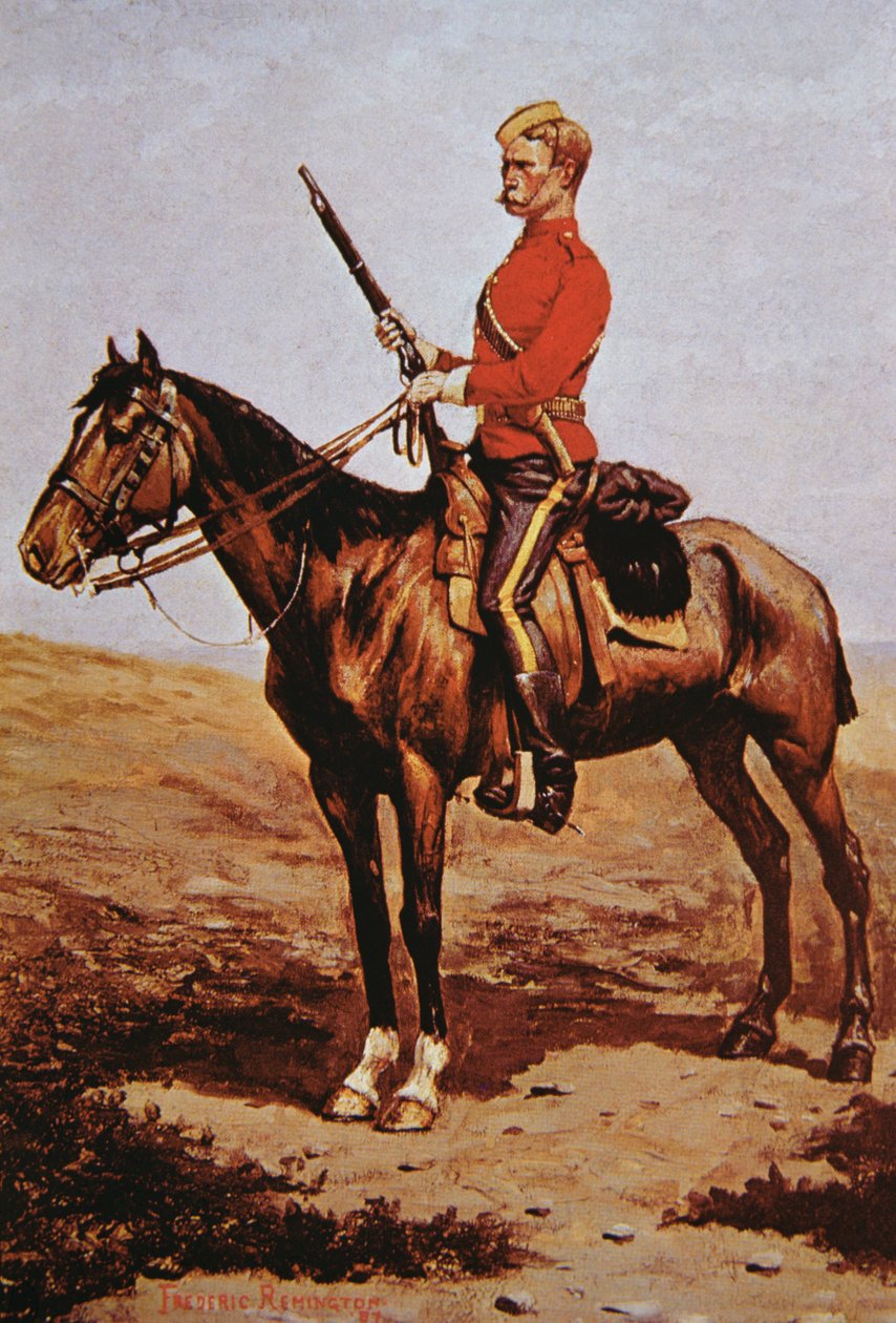 North-West Mounted Police van Canada door Frederic Remington