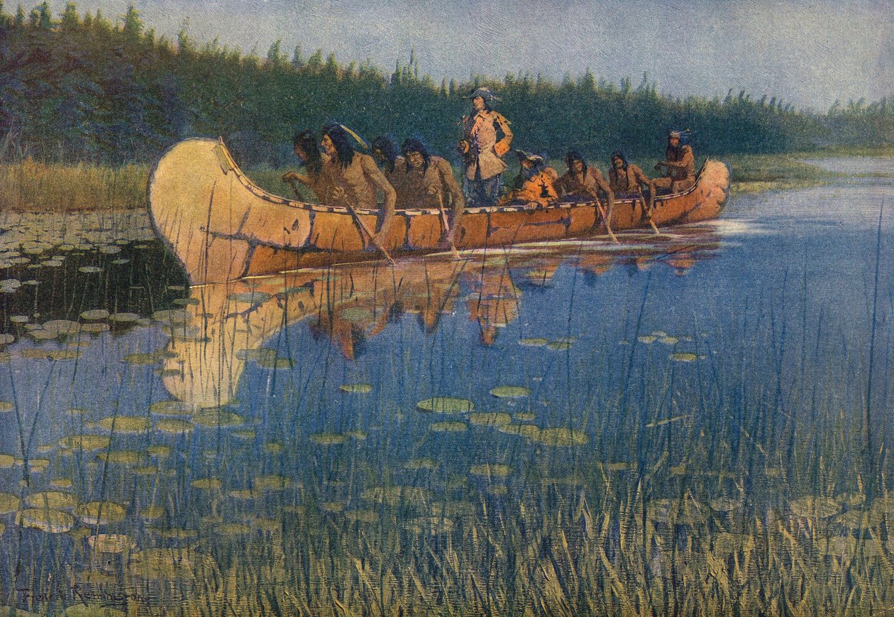 Pierre-Esprit Radisson door Frederic Remington