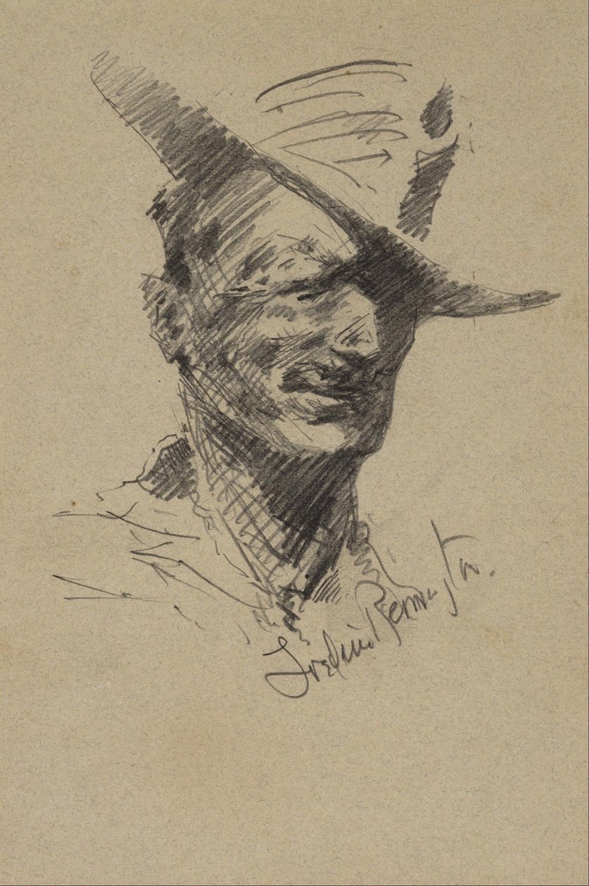Zelfportret door Frederic Remington