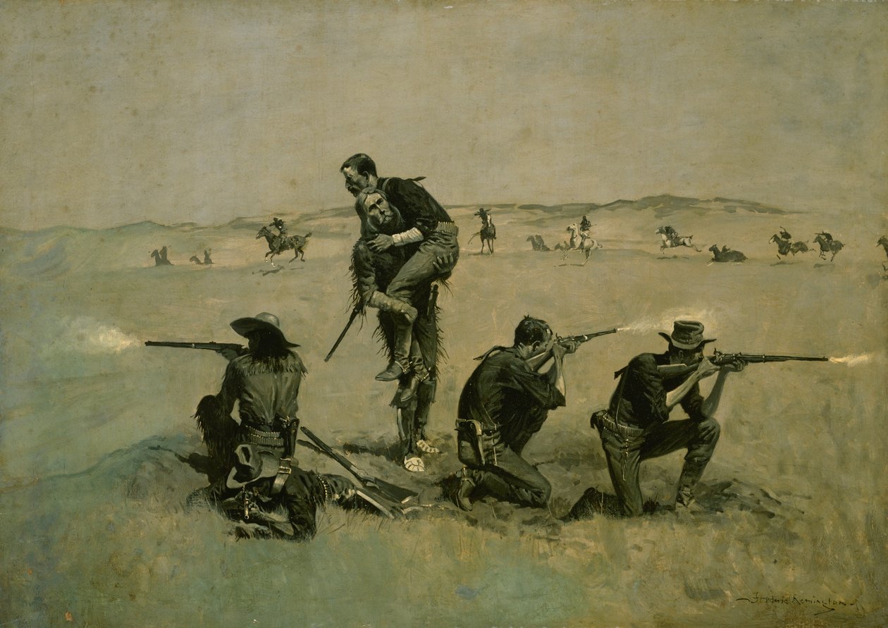 De laatste stand door Frederic Remington