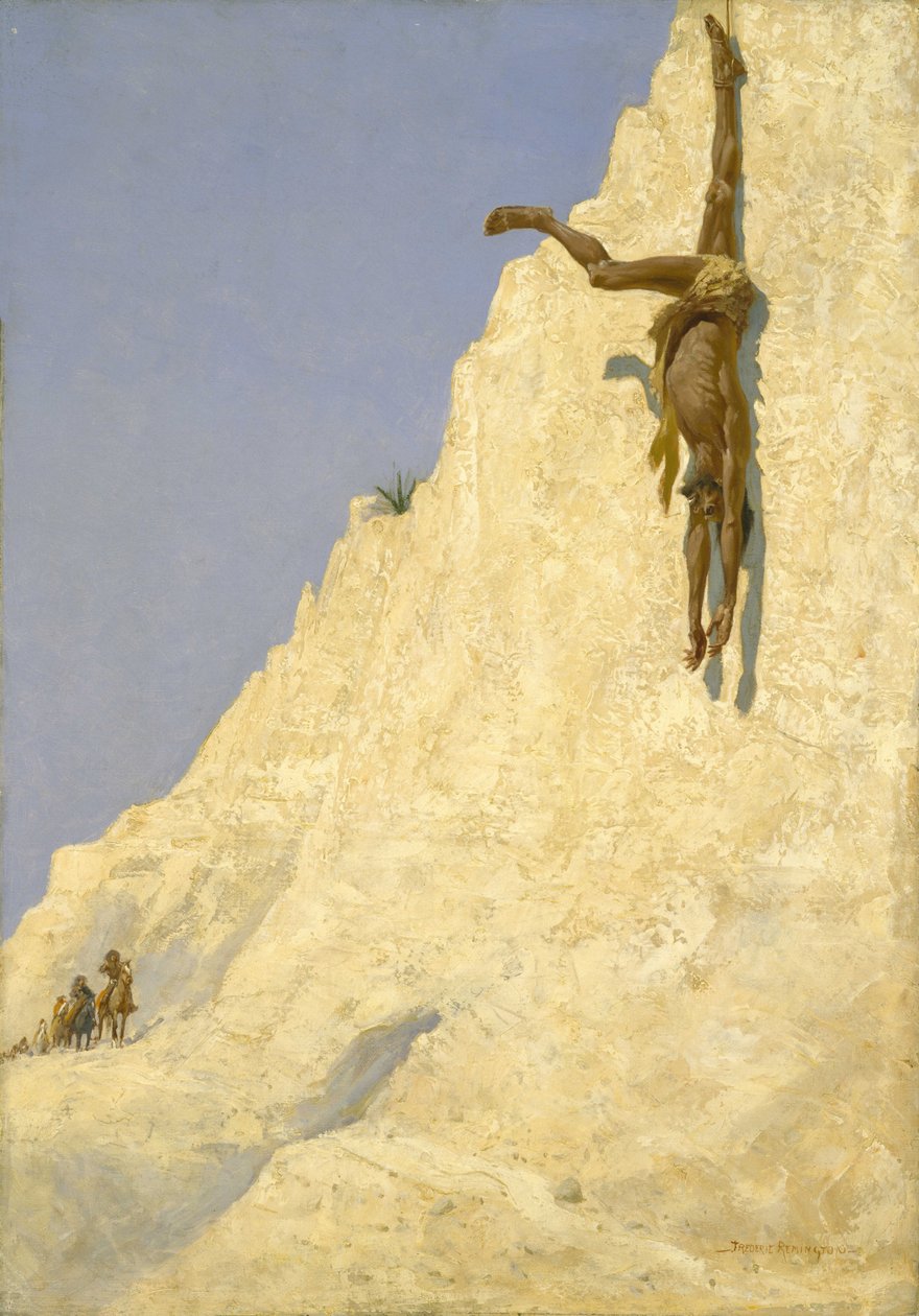 De transgressor door Frederic Remington