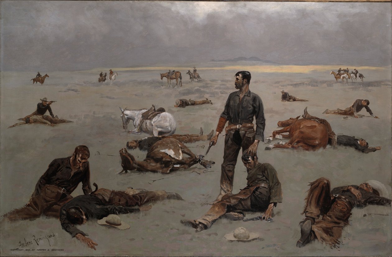 Wat een ongebrande koe heeft gekost door Frederic Remington