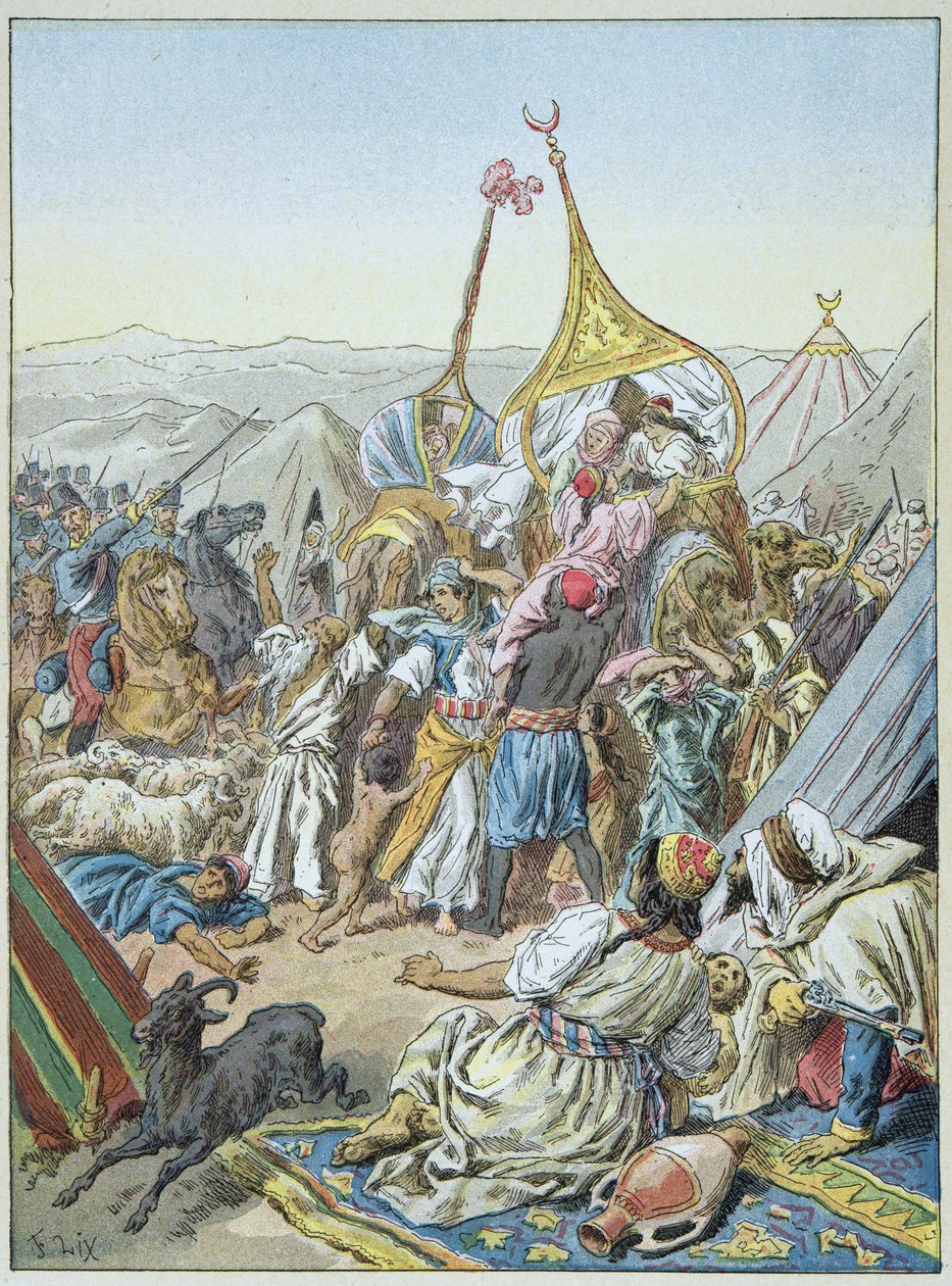 De smala van Abd-El-Kader werd ingenomen op 16 mei door Frederic Theodore Lix