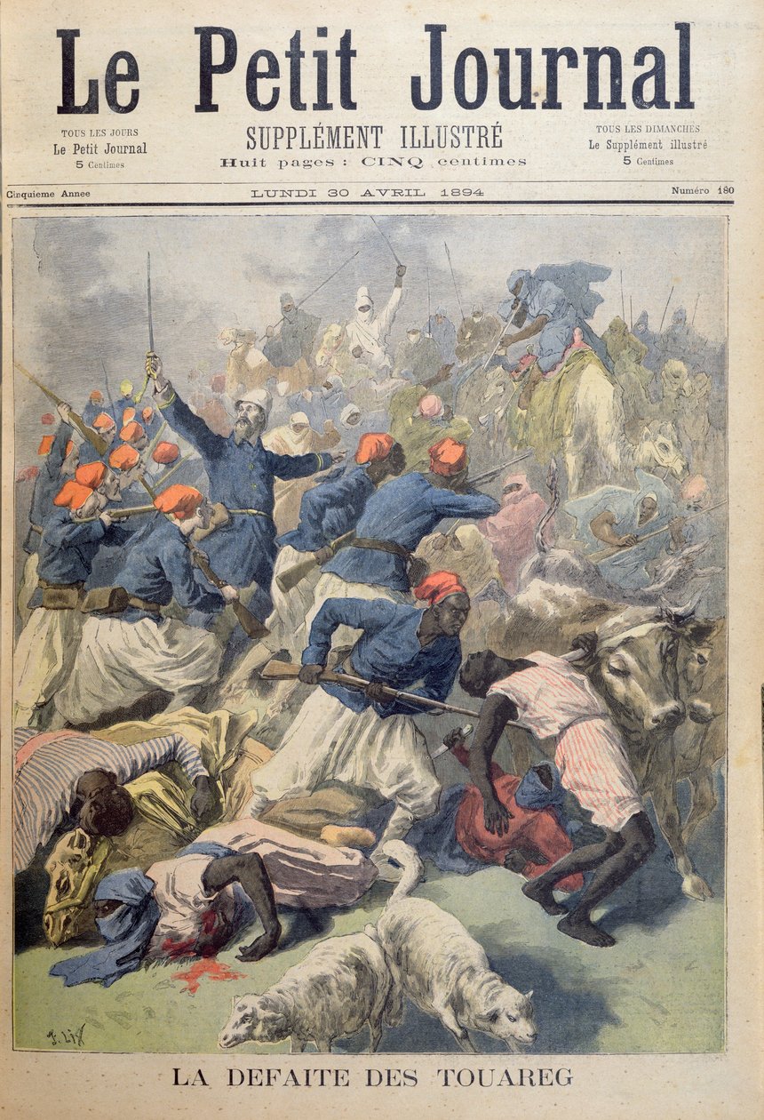 De Nederlaag van de Toearegs, voorpagina van 