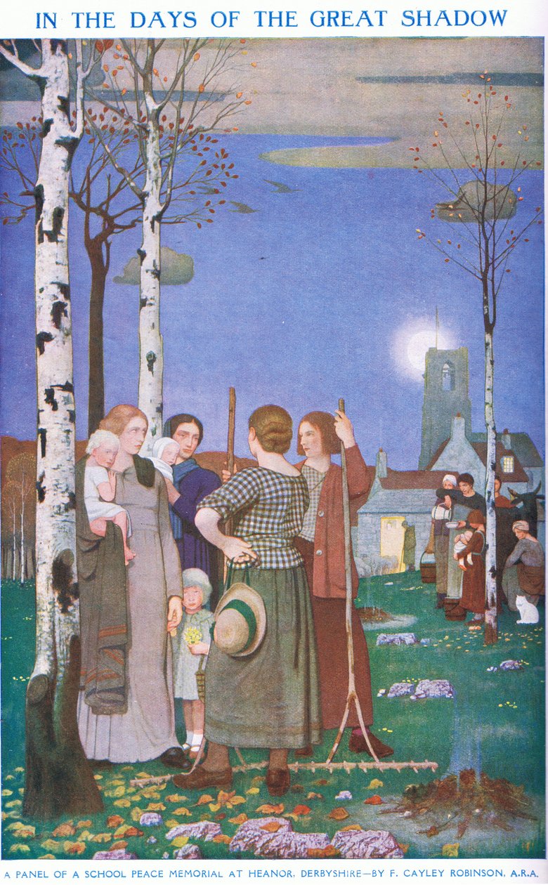 In de dagen van de grote schaduw door Frederick Cayley Robinson