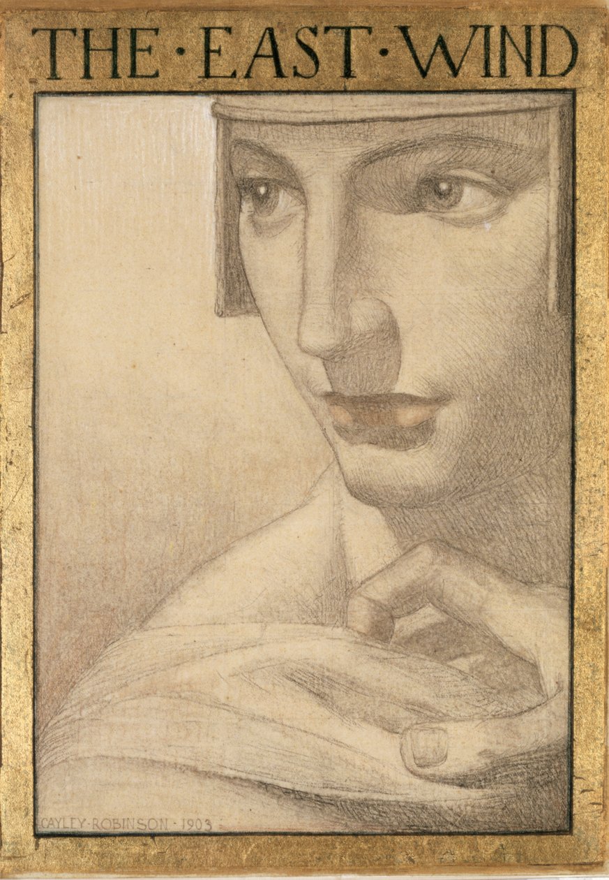 De vier winden - De oostenwind, 1903 door Frederick Cayley Robinson