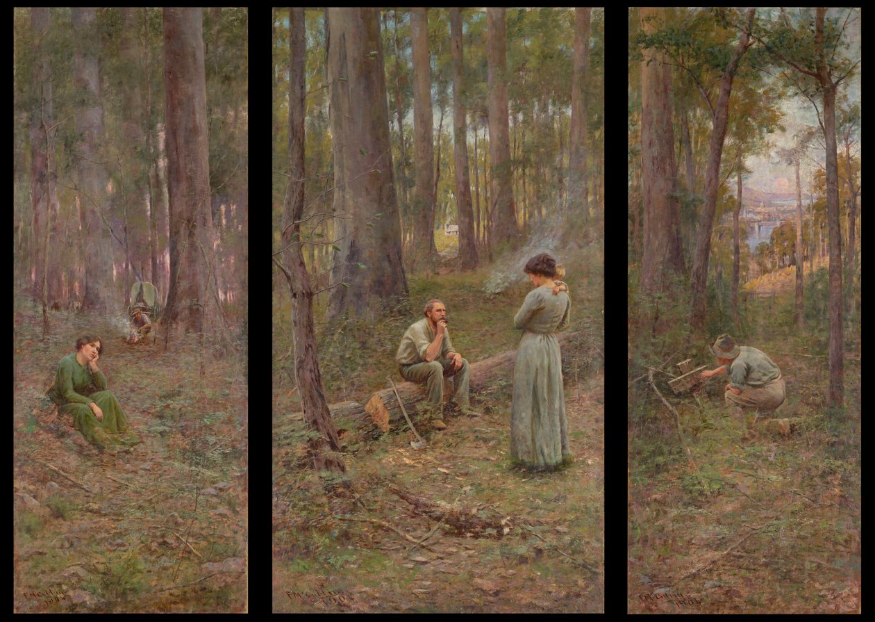 De pionier door Frederick McCubbin