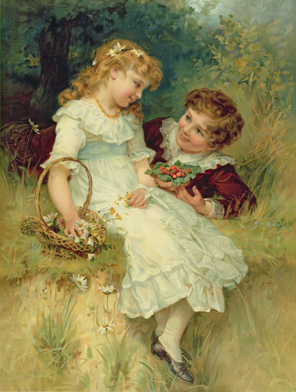 Geliefden, uit de Pears Annual, 1905 door Frederick Morgan