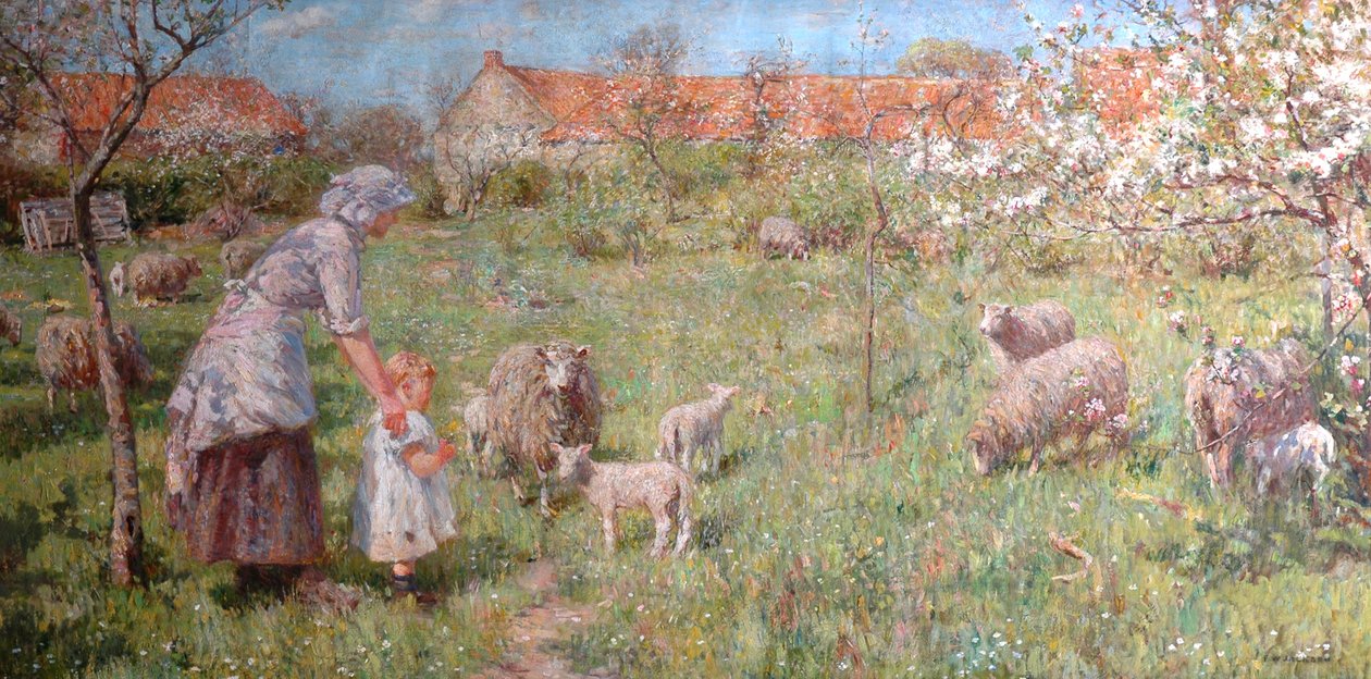 In de lente door Frederick William Jackson