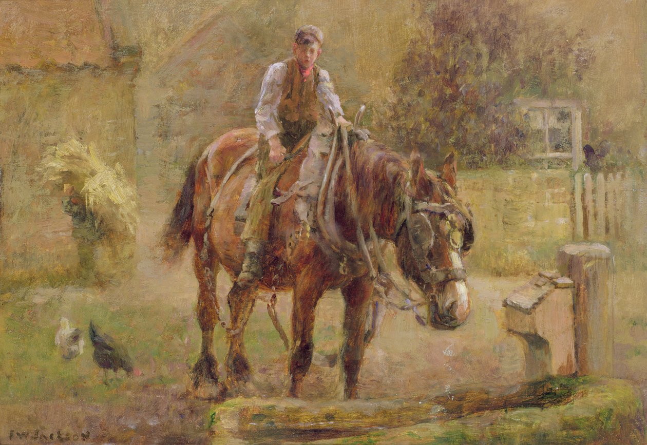 De drinkbak door Frederick William Jackson
