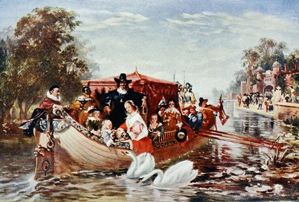 De Gelukkiger Dagen van Karel I (1625-49) illustratie uit 
