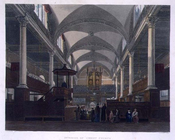 Interieur van Christ Church, uit 
