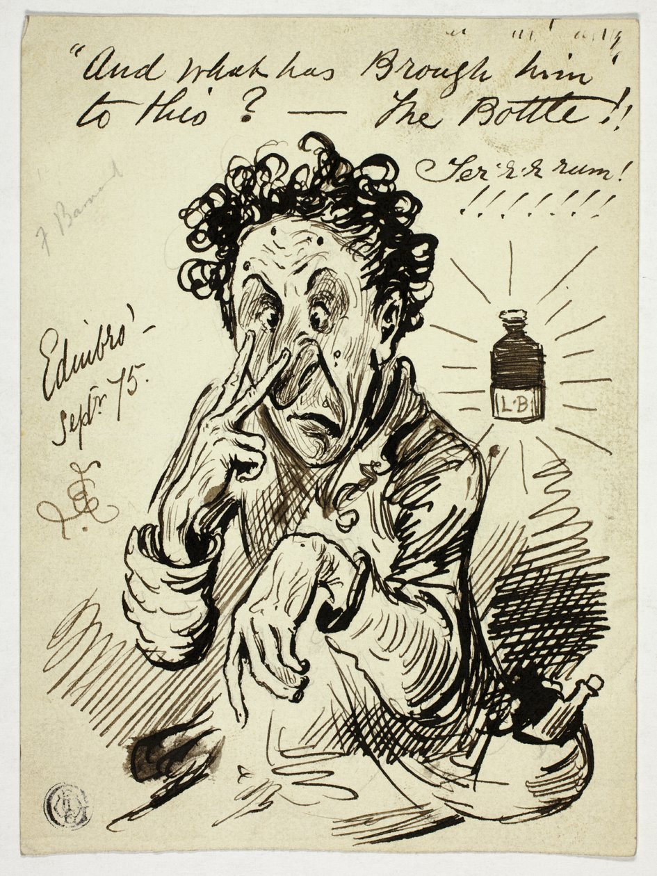 En Wat Heeft Hem Hiertoe Gebracht?-De Fles!! door Frederick Barnard