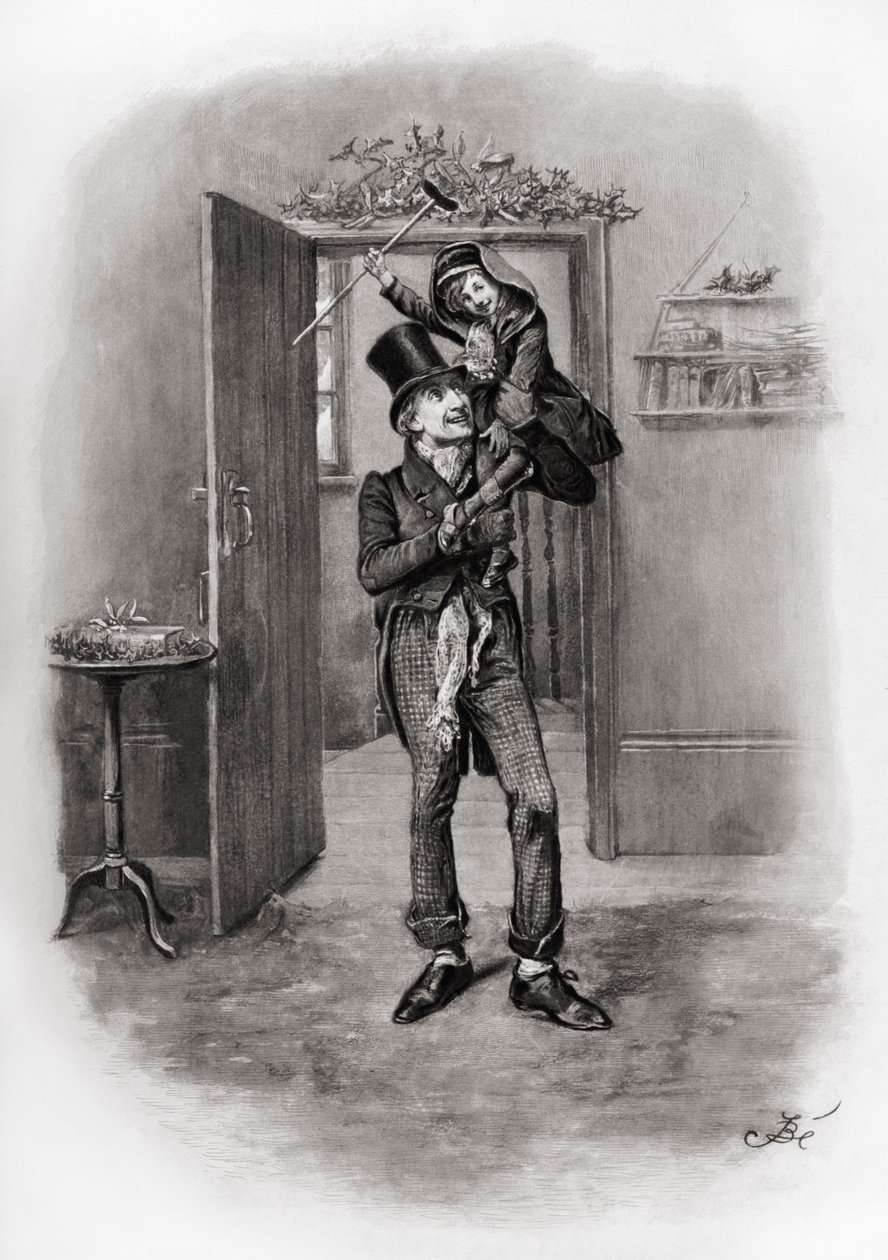 Een kerstlied door Frederick Barnard