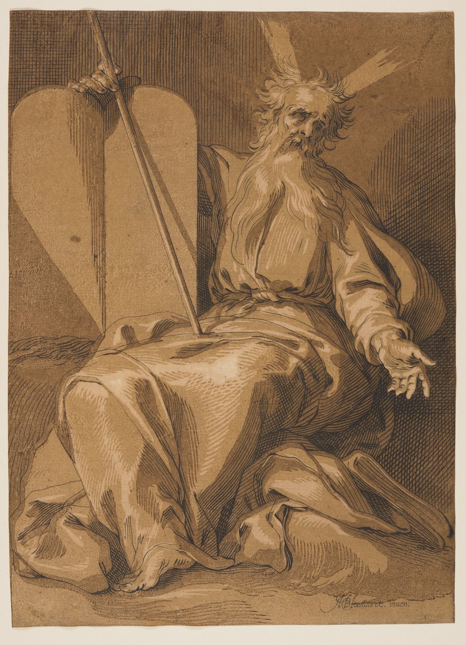 Mozes door Frederick Bloemaert