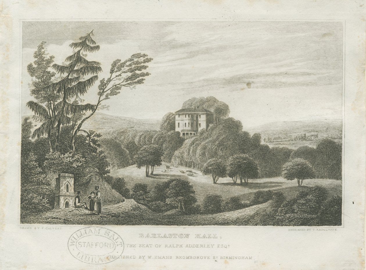 Barlaston Hall door Frederick Calvert