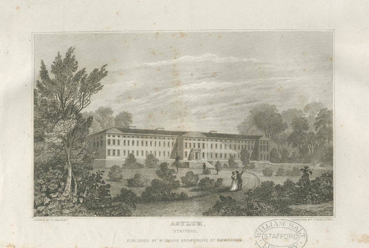 Stafford - Asiel: Gravure, nd [c 1830] door Frederick Calvert
