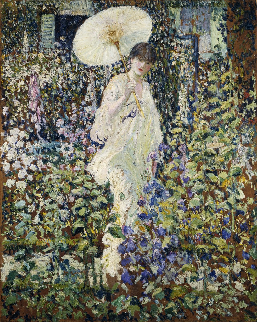 Zon en Wind door Frederick Carl Frieseke
