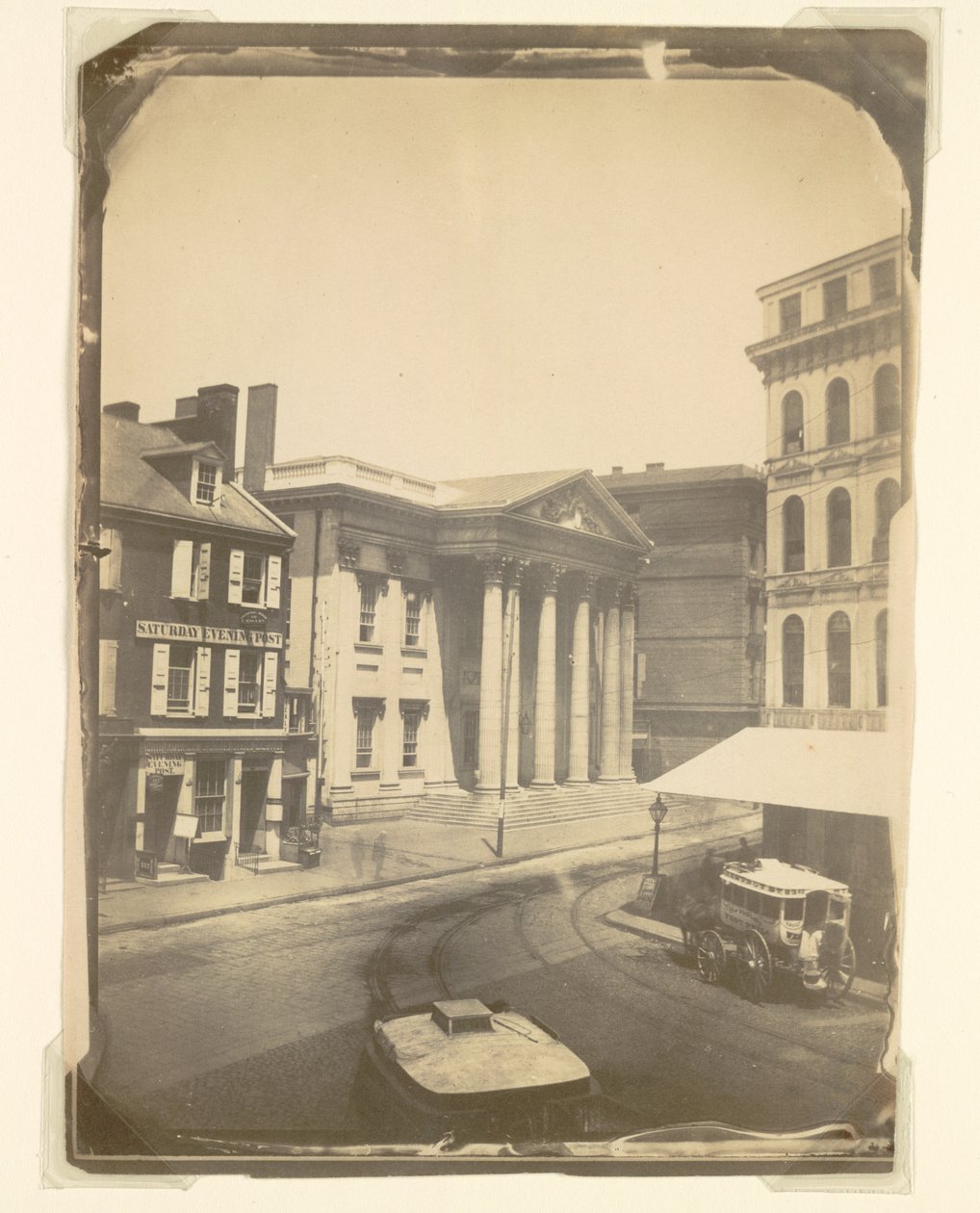 Eerste Bank van de Verenigde Staten, Philadelphia, 1859 door Frederick DeBourg Richards