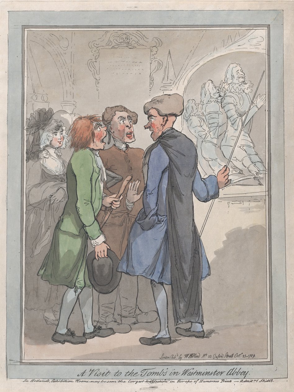 Een bezoek aan de graven in Westminster Abbey door Frederick George Byron