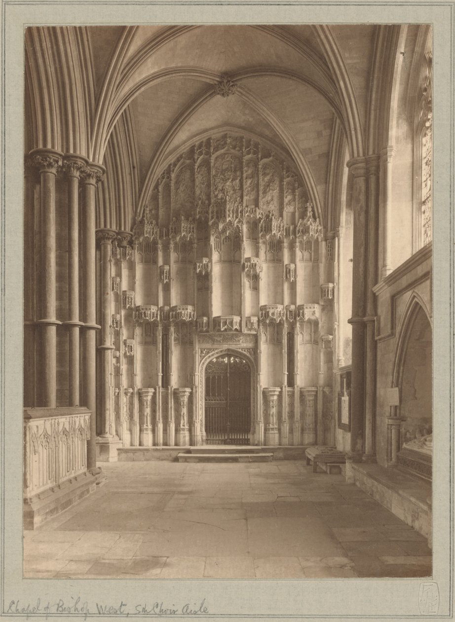 [Ely Cathedral, Kapel van de Bisschop]. door Frederick H. Evans