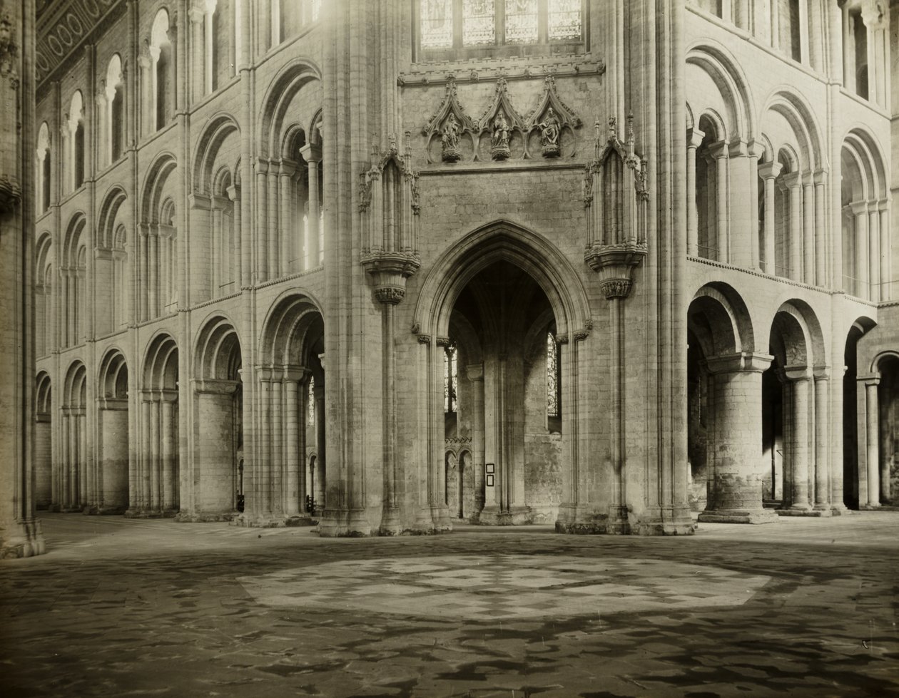 Kathedraal van Ely: Octagon in schip en noordtransept door Frederick H. Evans