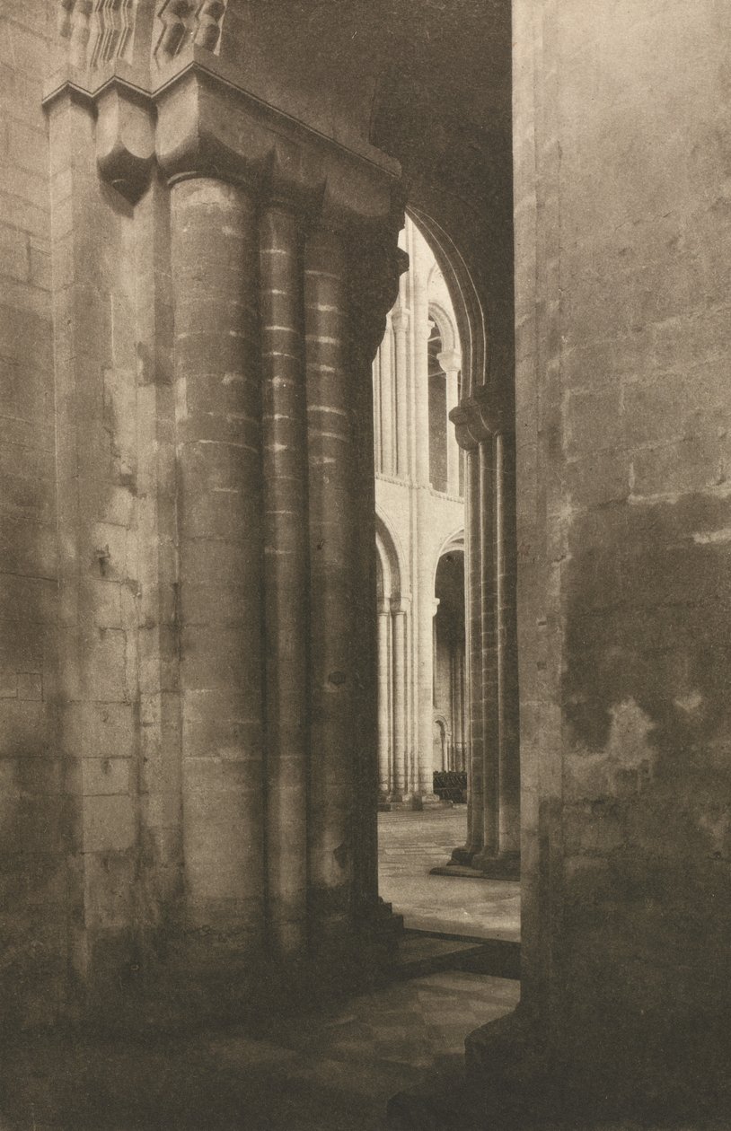 Camera Work: Ely Cathedral: Een Herinnering aan de Normandiërs, 1903 door Frederick Henry Evans