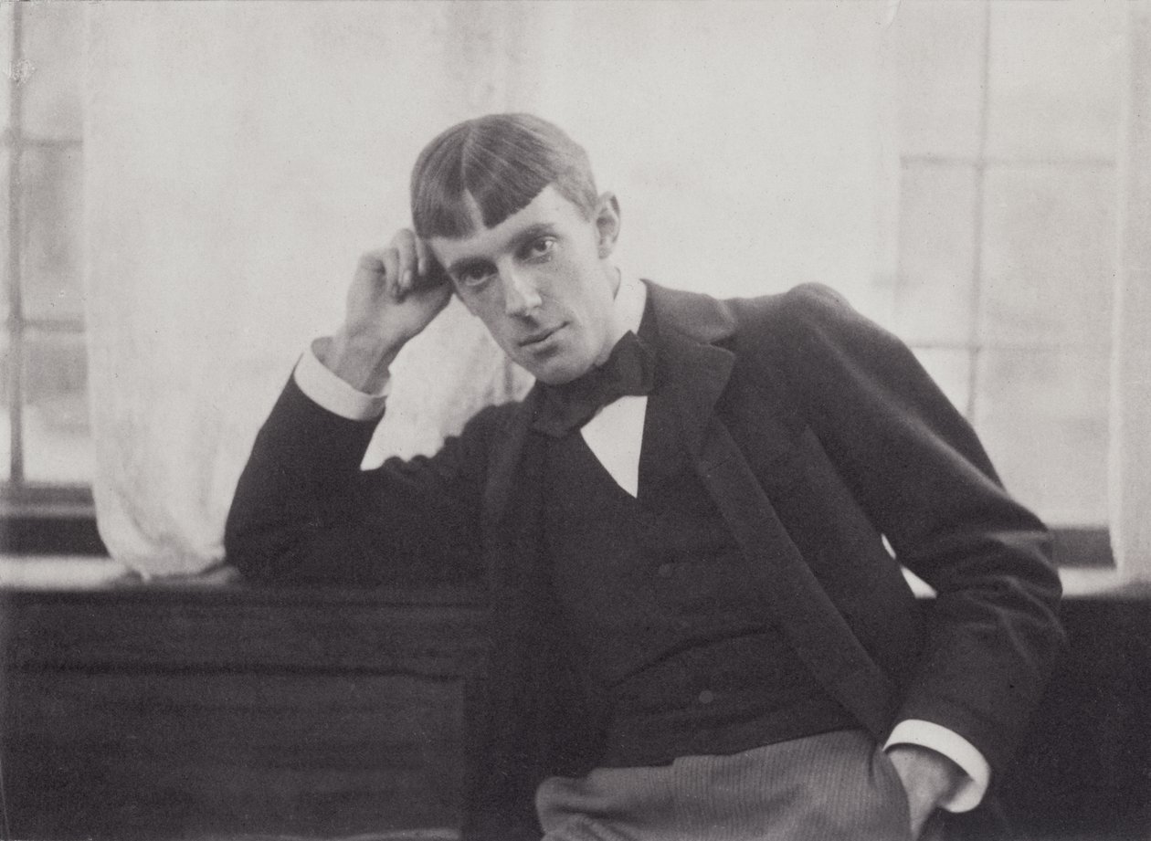 Portretfoto van Aubrey Beardsley (1872-98) door Frederick Evans (1853-1943) door Frederick Henry Evans