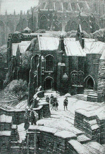 De Almonry, Chipping Campden 1925 door Frederick Landseer Maur Griggs