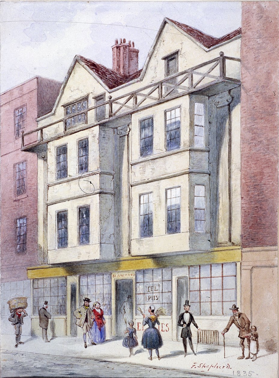 Fleet Street, Londen door Frederick Napoleon Shepherd